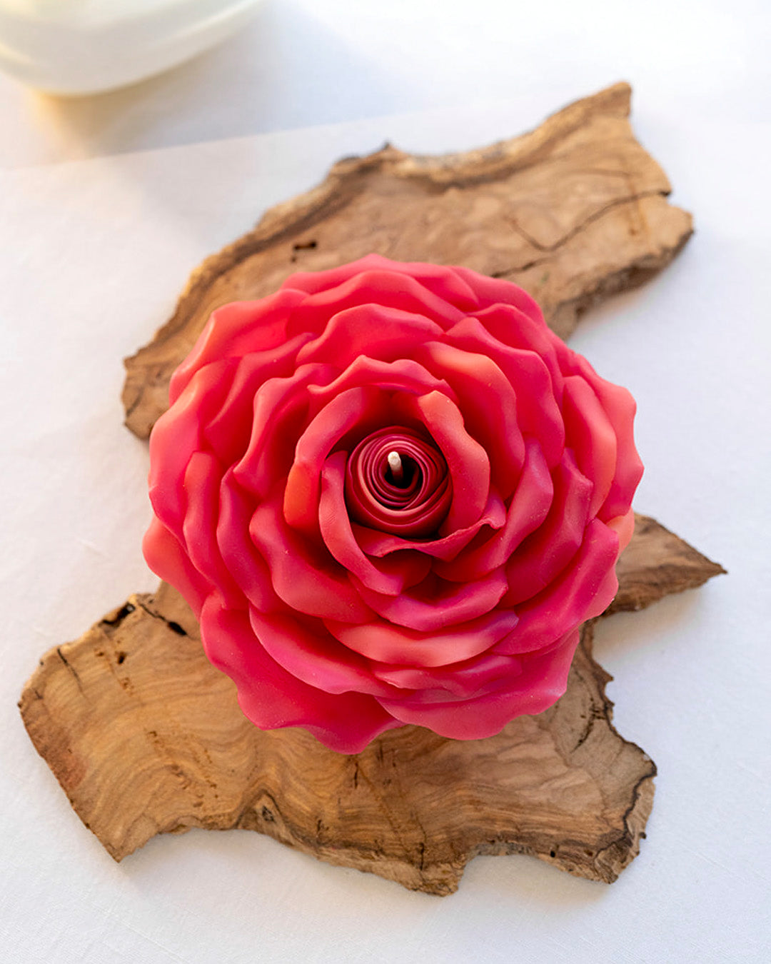 Bougie florale artisanale Romy